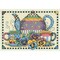 DIY Dimensions Teatime Pansies Teapot Counted Cross Stitch Kit 7x5